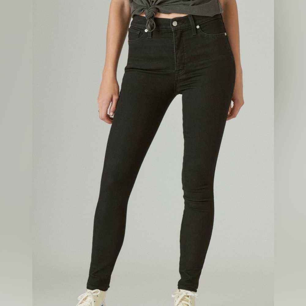 Lucky Brand Black Skinny Unifit Ankle Jeans